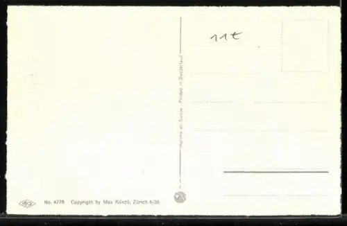 AK Fischfamilie spielt Dame, Postbote, Vater liest Zeitung