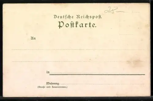 AK Thüringischer Schäfer in Trachten mit seinem Hund