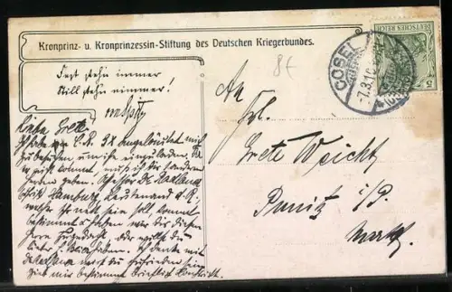 AK Prinz Wilhelm und Prinz Louis Ferdinand