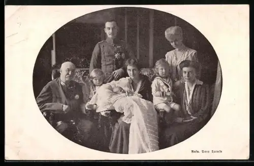 AK Gruppenfoto der Familie von Braunschweig und von Hannover