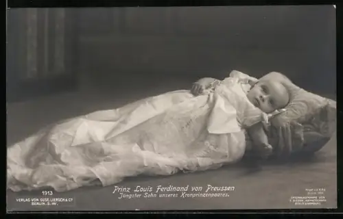 AK Prinz Louis Ferdinand, jüngster Sohn des Kronprinzenpaares