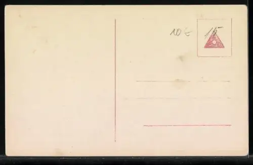 AK Prinz Oskar von Preussen mit seiner Familie in ovalem Rahmen