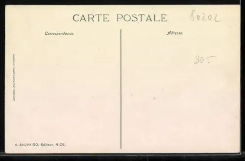 AK Monte-Carlo, Vue sur le Casino, Courses d`hydro-aèroplanes, Wasserflugzeug