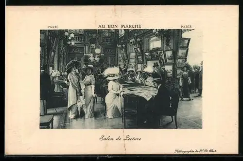 AK Paris, Au Bon Marche, Salon de Lecture