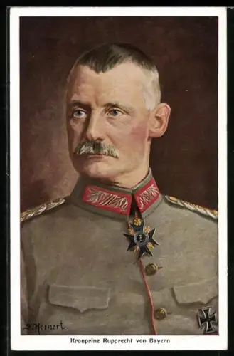 Künstler-AK Kronprinz Rupprecht von Bayern