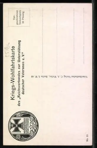 AK Kriegsminister von Falkenhayn in Uniform, Portrait