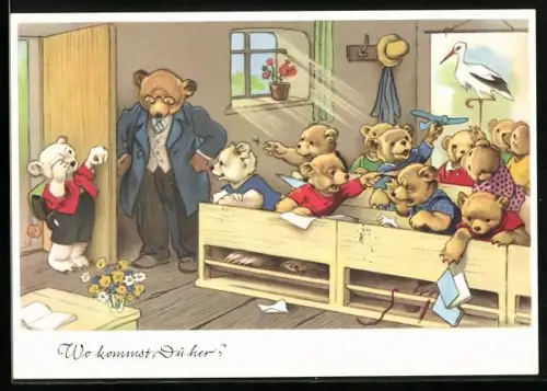 AK Zu spät in der Teddyschule