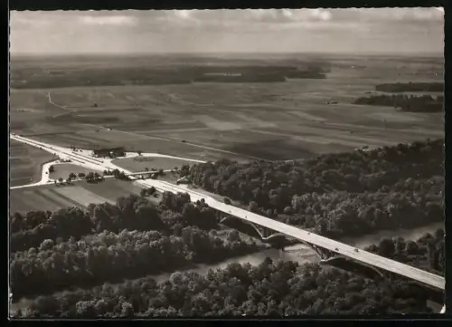 AK Leipheim /Donau, Autobahn-Rasthaus und Hotel