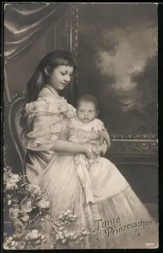 AK Tante Prinzesschen, Victoria Luise von Preussen, Montage