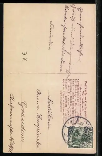 AK Tante Prinzesschen, Victoria Luise von Preussen, Montage