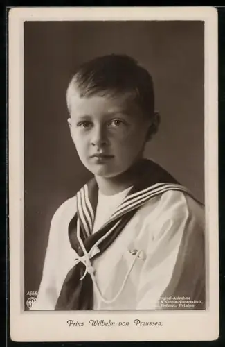 AK Prinz Wilhelm von Preusssen im Matrosenhemd