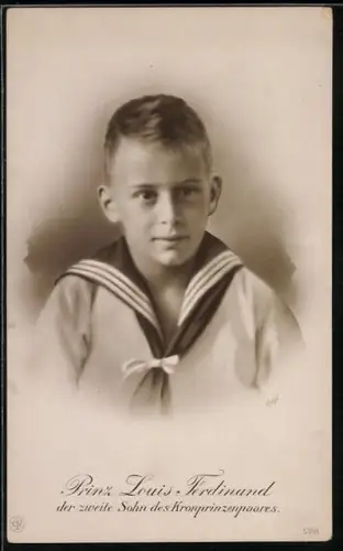 AK Prinz Louis Ferdinand, Brustbild