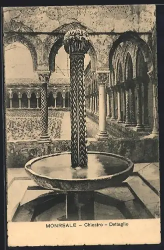 AK Monreale, Chiostro, Dettaglio