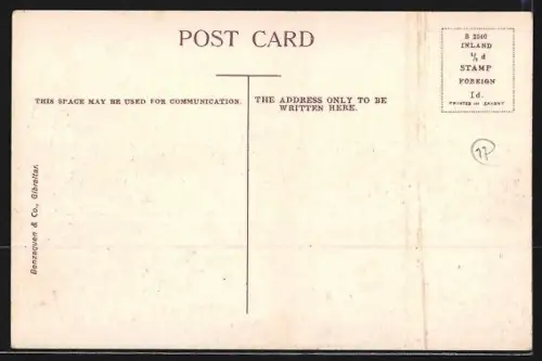 AK Gibraltar, Birdseye View of the Town