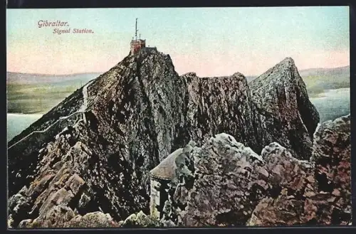 AK Gibraltar, Blick zur Signal Station