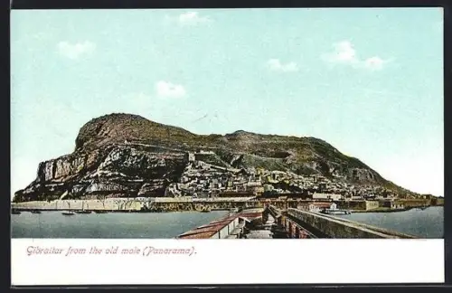 AK Gibraltar, Panorama from the old mole