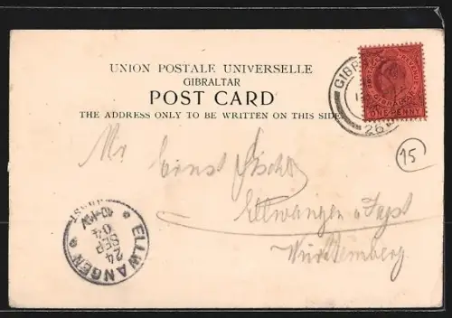 AK Gibraltar, a bird's eye view of the town