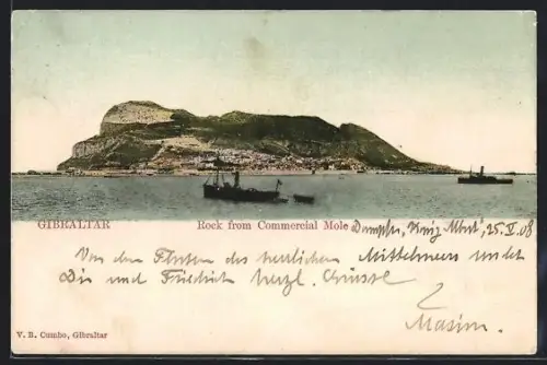 AK Gibraltar, Rock from Commercial Mole