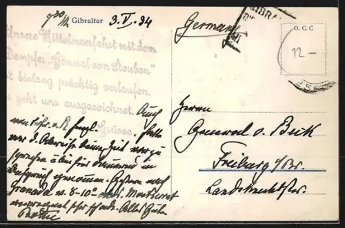 AK Gibraltar, Stadt und Fels von Gibraltar