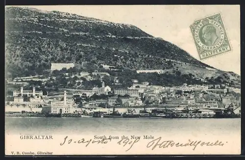 AK Gibraltar, South from the New Mole