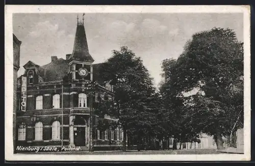 AK Nienburg /Saale, Postamt