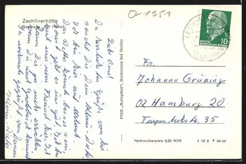 AK Zechlinerhütte, Gasthaus zur Hütte