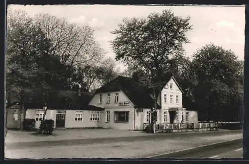 AK Wintermoor /Reinsehlen, Pension-Restaurant Hof Barrl K. Wachtmann