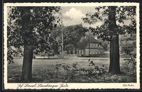 AK Schneverdingen /Lüneburger Heide, Gasthaus Hof Barrl, Inh. Frau Rosa Niejahr
