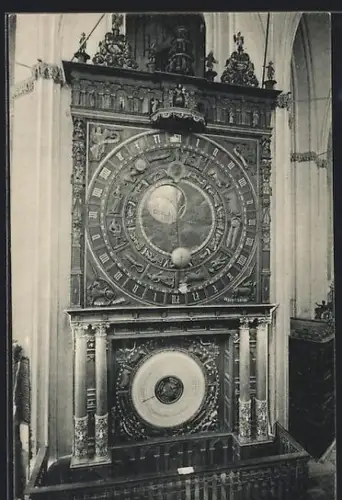 AK Rostock, Astronomenuhr in der Marienkirche