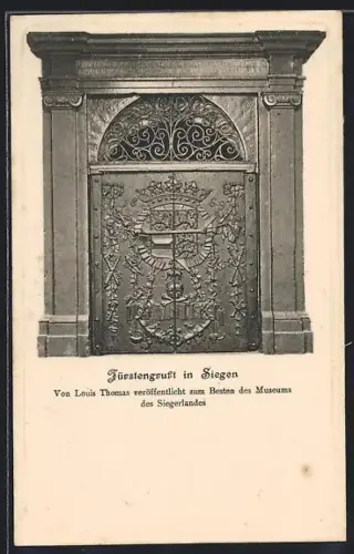 AK Siegen, Fürstengruft