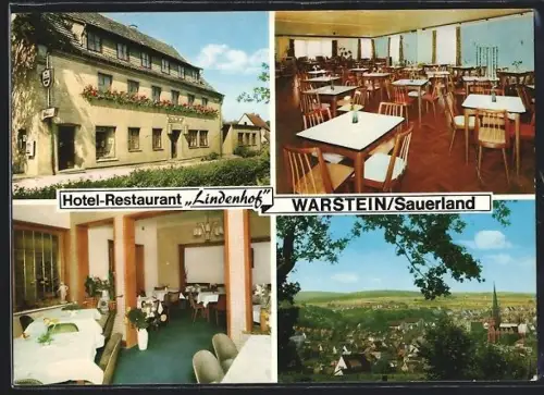 AK Warstein /Sauerland, Hotel-Restaurant Lindenhof, Inh. Familie Hengesbach