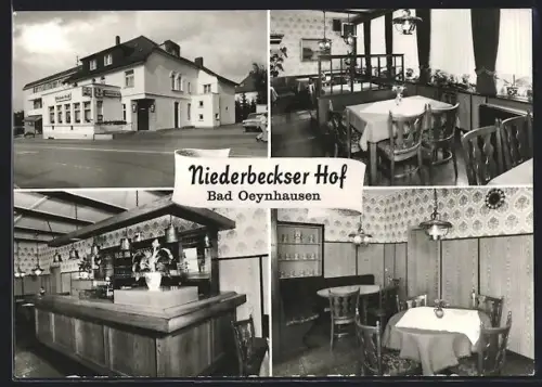 AK Bad Oeynhausen, Gasthaus Niederbeckser Hof, Inh. H. Kammerer