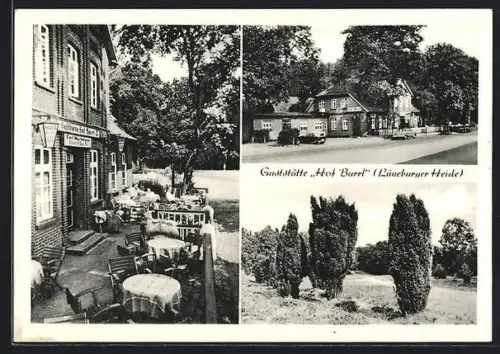 AK Soltau /Lüneburger Heide, Restaurant Pension Hof Barrl, Inh. Carl Wachtmann