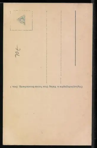 AK Victoria Louise Herzogin von Braunschweig mit ihrer Tochter Friederike Luise