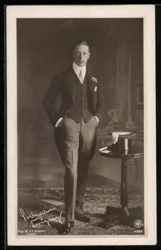 AK Portrait Kronprinz Wilhelm von Preussen