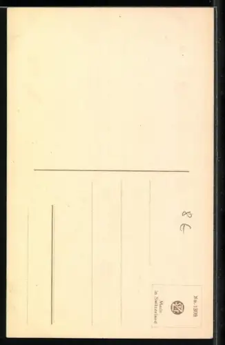 Künstler-AK Paradiesvögel in den Bäumen