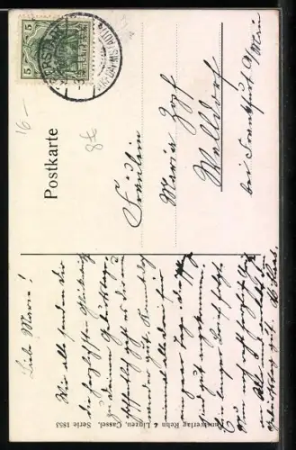 AK Starenpaar vor Brutkasten