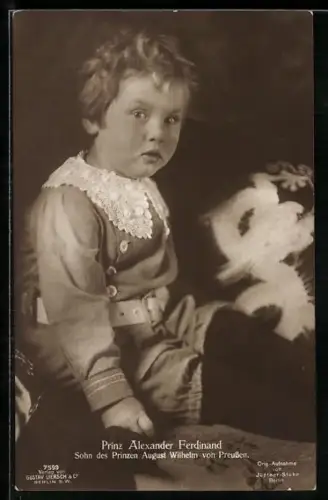 AK Prinz Alexander Ferdinand, Sohn August Wilhelms von Preussen