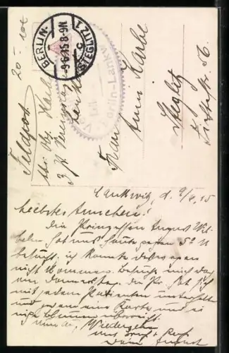 AK Portrait von Prinzessin August Wilhelm von Preussen