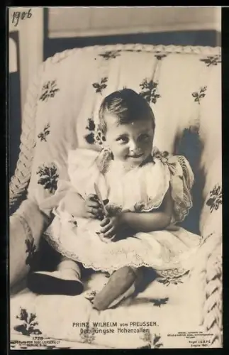 AK Prinz Wilhelm von Preussen, Der jüngste Hohenzoller!