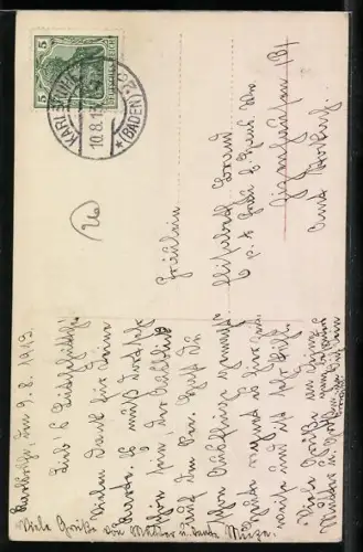 AK Prinzessin Eitel Friedrich von Preussen mit Hund & Hut