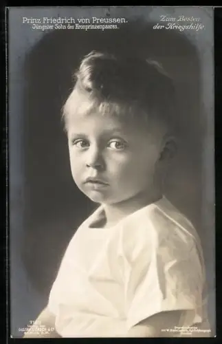 AK Kinderporträt Prinz Friedrich Georg von Preussen