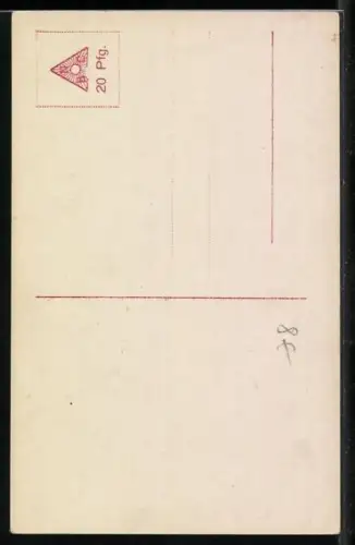 AK Ernst August Herzog von Braunschweig mit seinem Erbprinzen auf dem Arm