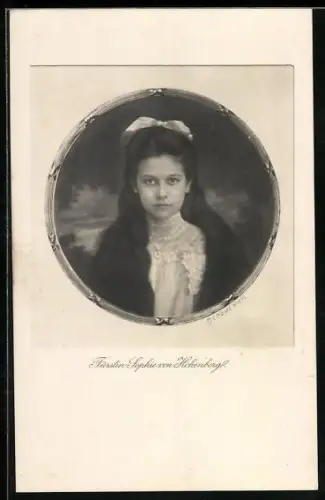 AK Fürstin Sophie von Hohenberg, Adel von Österreich