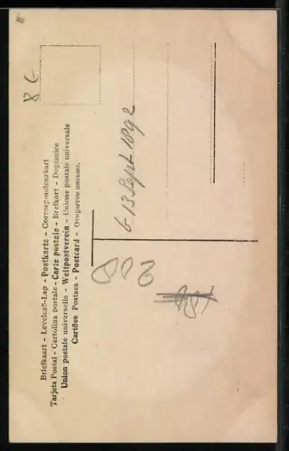 AK Die junge Prinzessin Viktoria Luise mit grossem Hut