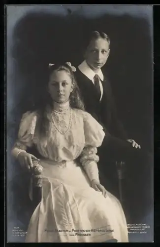 AK Prinz Joachim u. Victoria Louise von Preussen