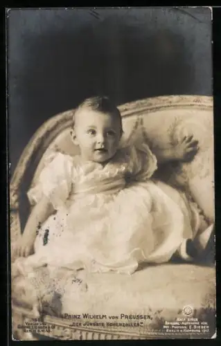 AK Prinz Wilhelmvon Preussen, Der jüngste Hohenzoller