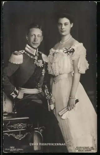 AK Unser Kronprinzenpaar