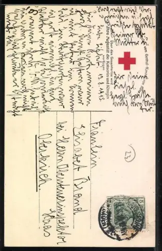 AK Paul von Hindenburg, in Uniform aufgenommen von Kaiserin und Königin im Juli 1915