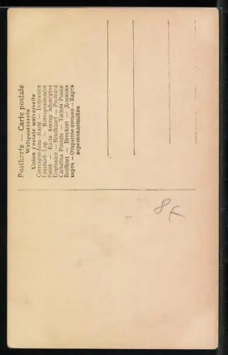 AK niedlicher Prinz Wilhelm in einem weissen Kleidchen